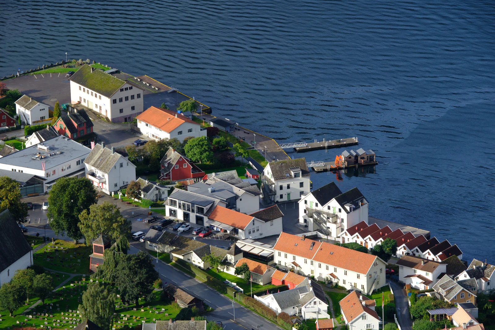 Aurland from above