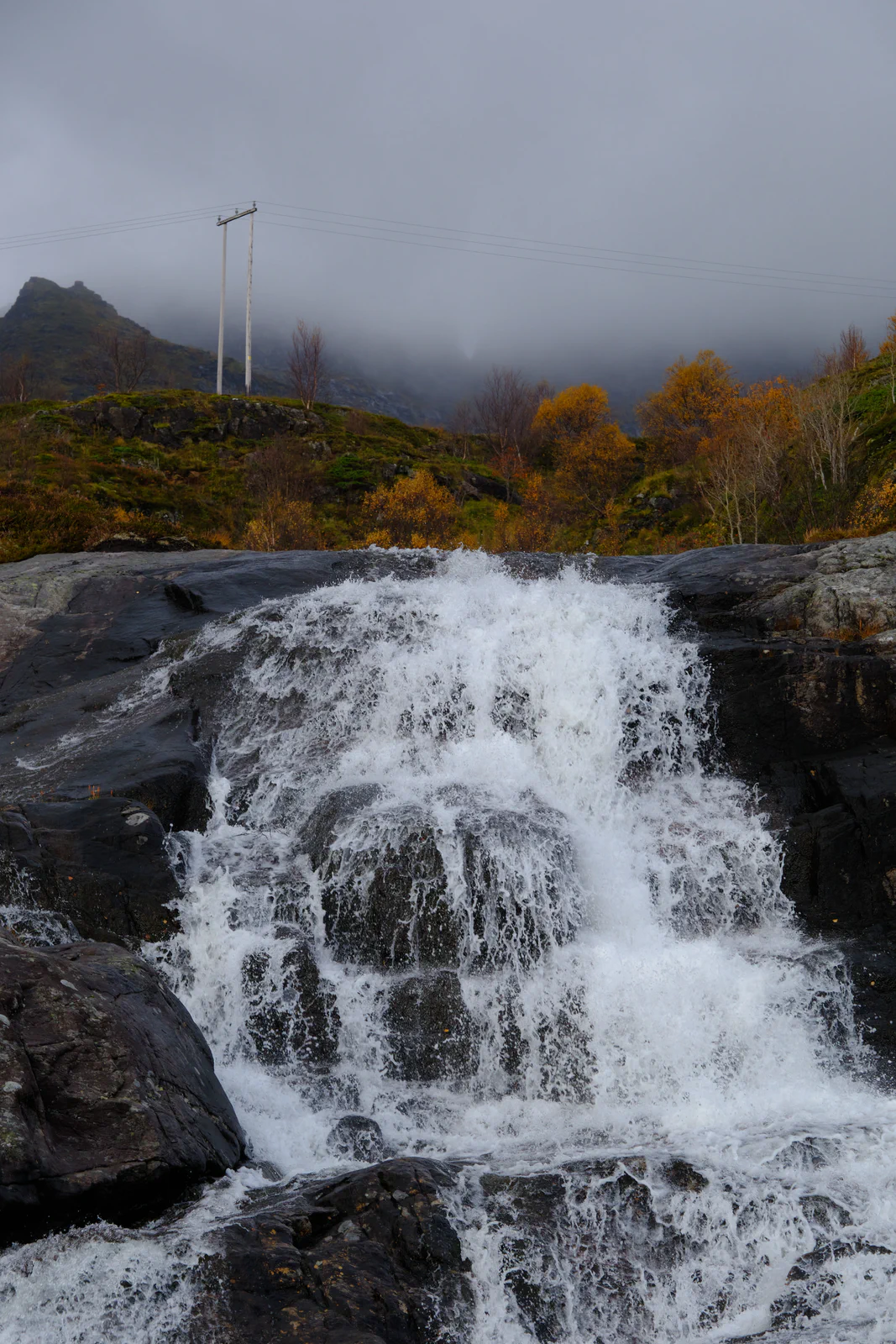 Waterfall in Lofoten